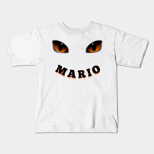 Font Name mario HALLOWEEN Kids T-Shirt by rogergren